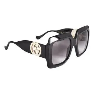Gucci | Accessories | Gucci Gg22s 001 Gold Black Grey 54mm 